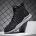 Men Comfy Slip Resistant Lace Up Casual Sport Boots